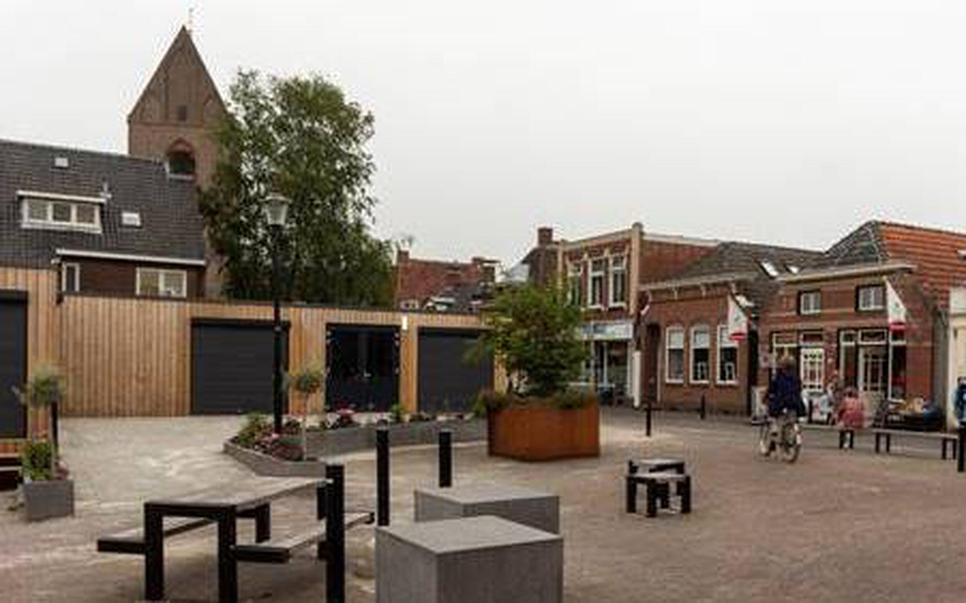 Een deel van het centrum van Loppersum.