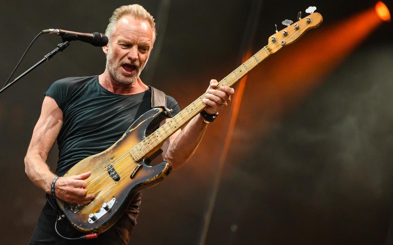 Sting was de hoofd-act tijdens Stadspark Live 2019. Foto: AFP Sting was de hoofd-act tijdens Stadspark Live 2019. Foto: AFP