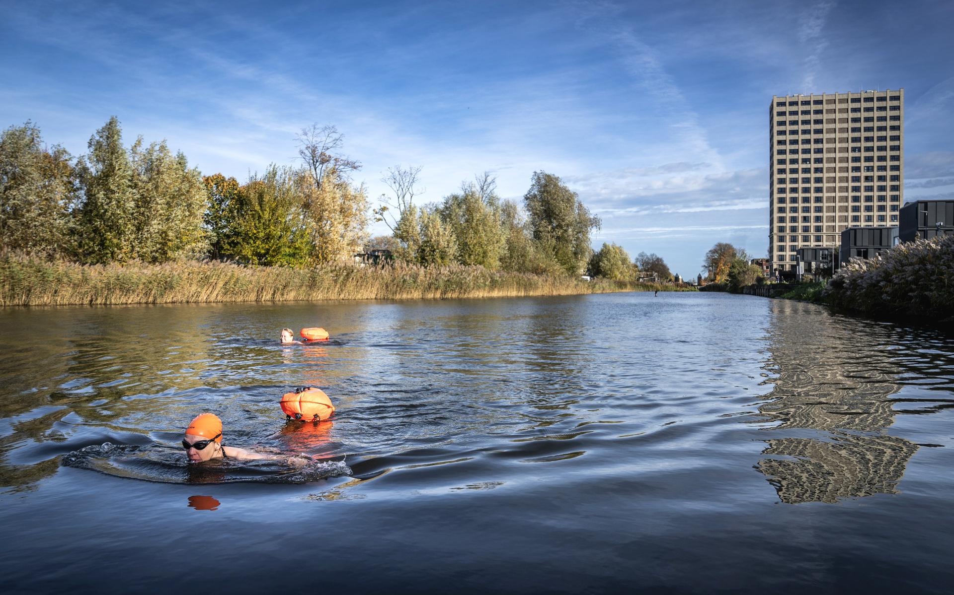 Zwemmen in de stilte bij DOT Groningen.
