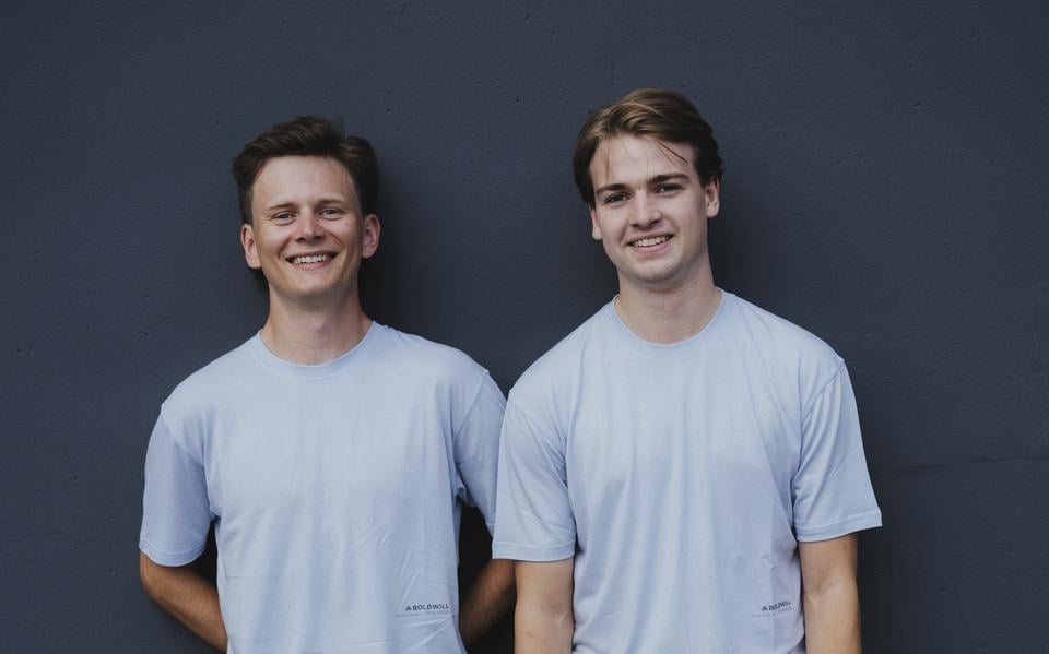 Martijn Healy (l) en Pieter Westdorp (r).