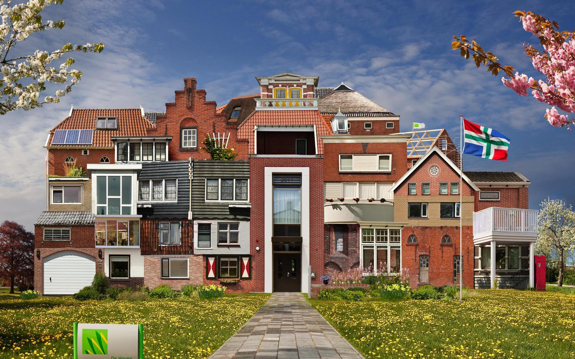 Het 'Familiehuis' van Stichting De Hoven, waarin familie en bewoners