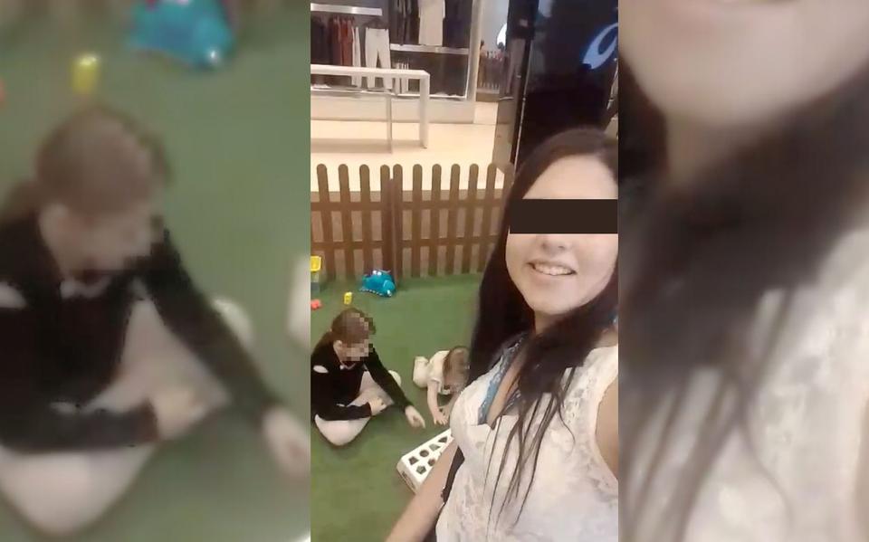 Ingrid da S.T. uit Groningen filmt zichzelf en haar kinderen.