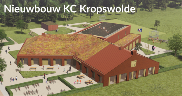 Bouw kindcentrum Kropswolde van start, met een kleine vertraging. ‘Dit project is een hele verrijkin