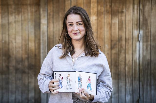 Bo-Lynn Hartman tekent verrassende portretten in Groningen