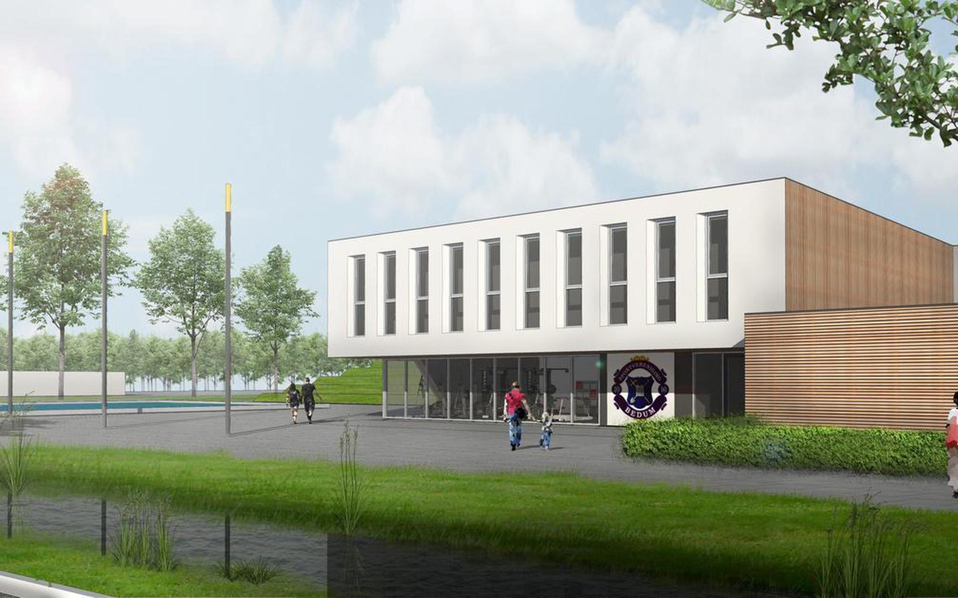 Het ontwerp van de nieuwe MFA in Bedum is van de Bedumer architect Niels Feddema.
