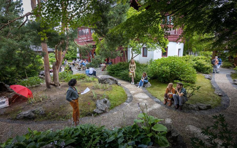 Vorige maand was de Chinese Tuin nog het decor van een dichtersfestival.