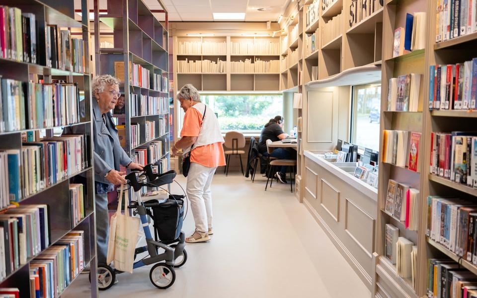 Bibliotheek De Wijert zit sinds 2021 in een nieuw pand. De biebs in Hoogkerk, Selwerd en Ten Boer krijgen een soortgelijke sfeer.