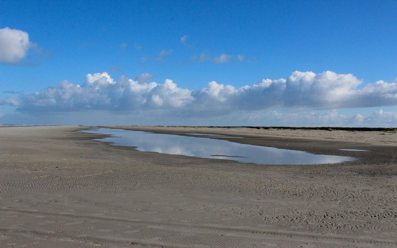 Het strand van Schiermonnikoog blijft voorlopig leeg.