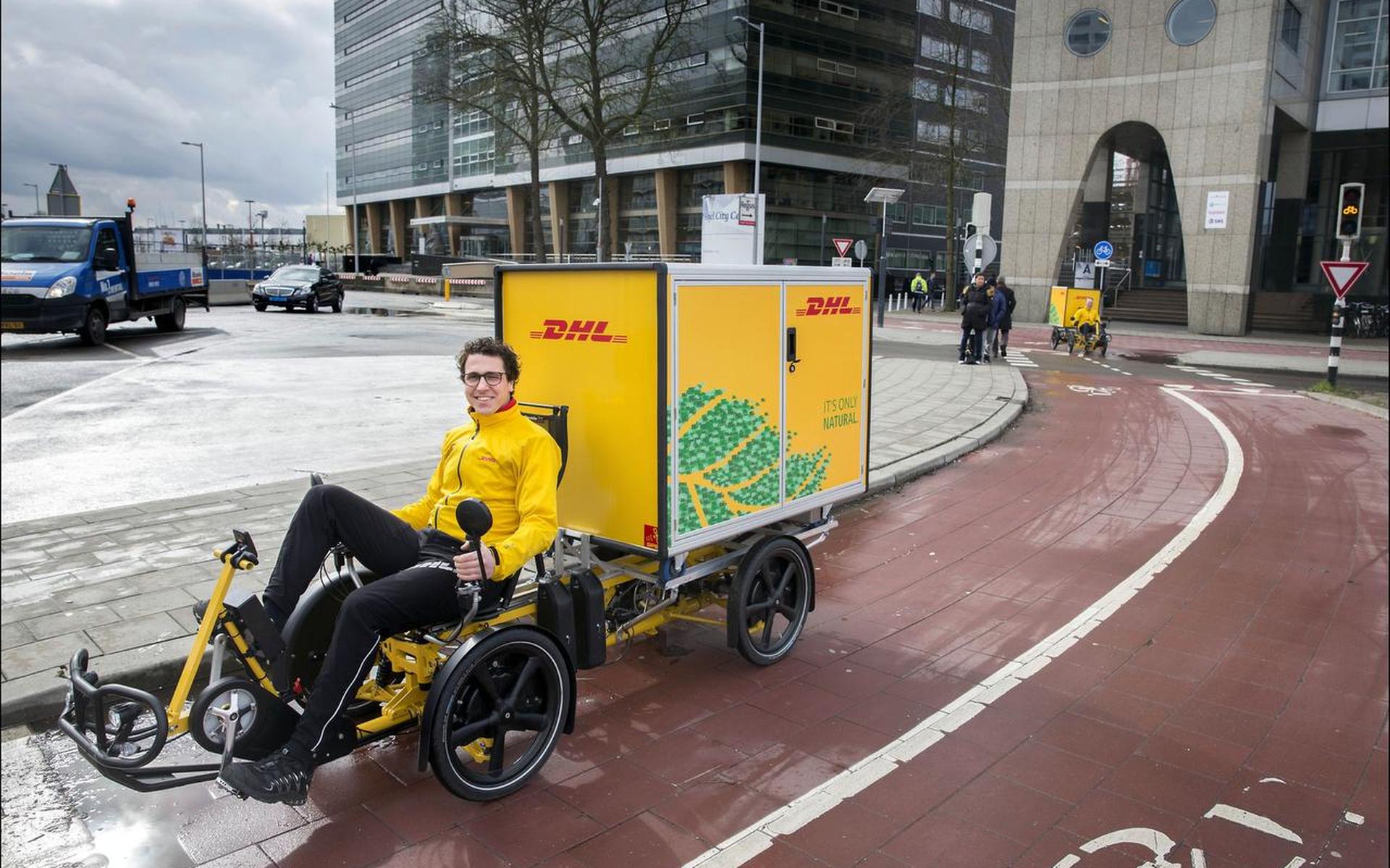 Ligfiets\u003cem\u003e \u003c/em\u003eneemt werk DHL-bestelauto in Groningen over - Dagblad van  het Noorden