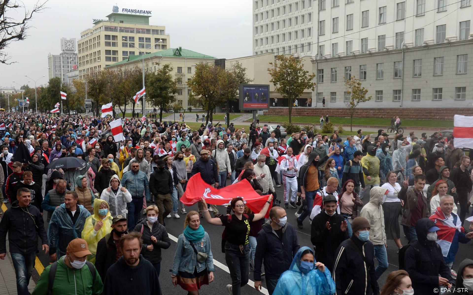 Opnieuw arrestaties bij betogingen in Wit-Rusland
