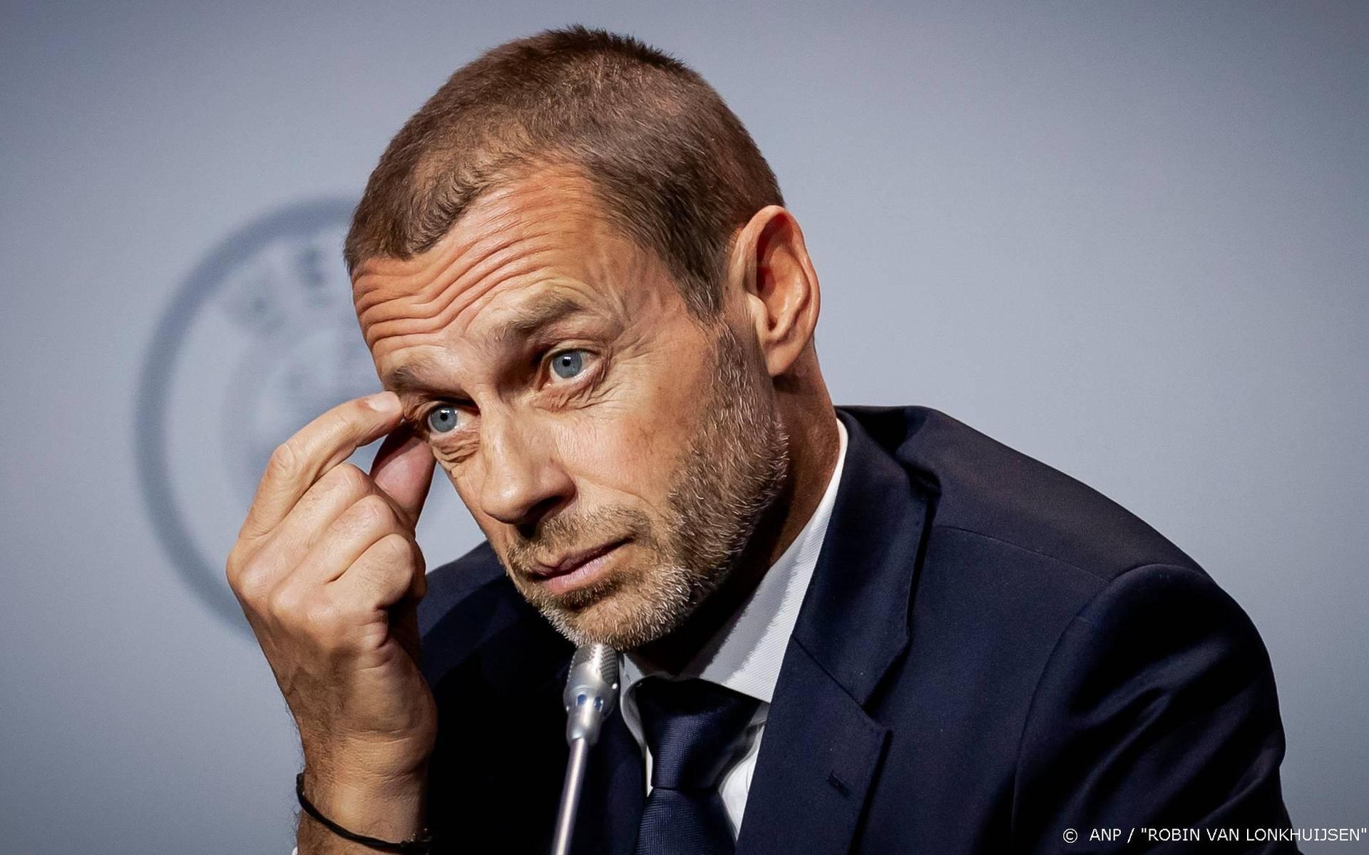 UEFA laat baas Ceferin geregeld testen
