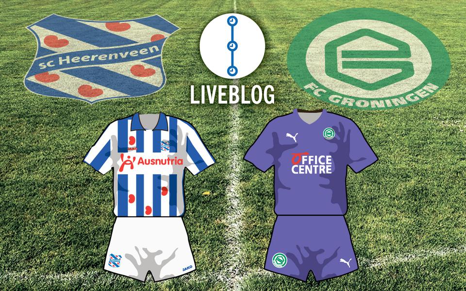 Pakt FC Groningen punten in Friesland? Volg de wedstrijd SC Heerenveen - FC Groningen in dit liveblog.