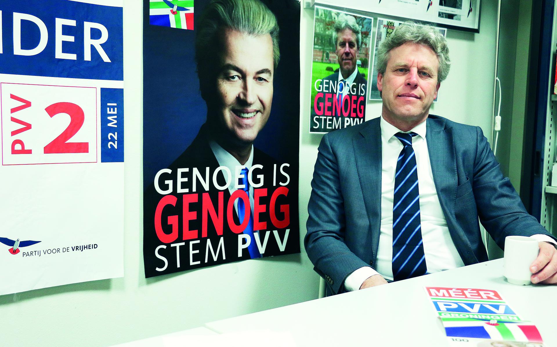 Ton van Kesteren voert de PVV in de provincie Groningen aan.