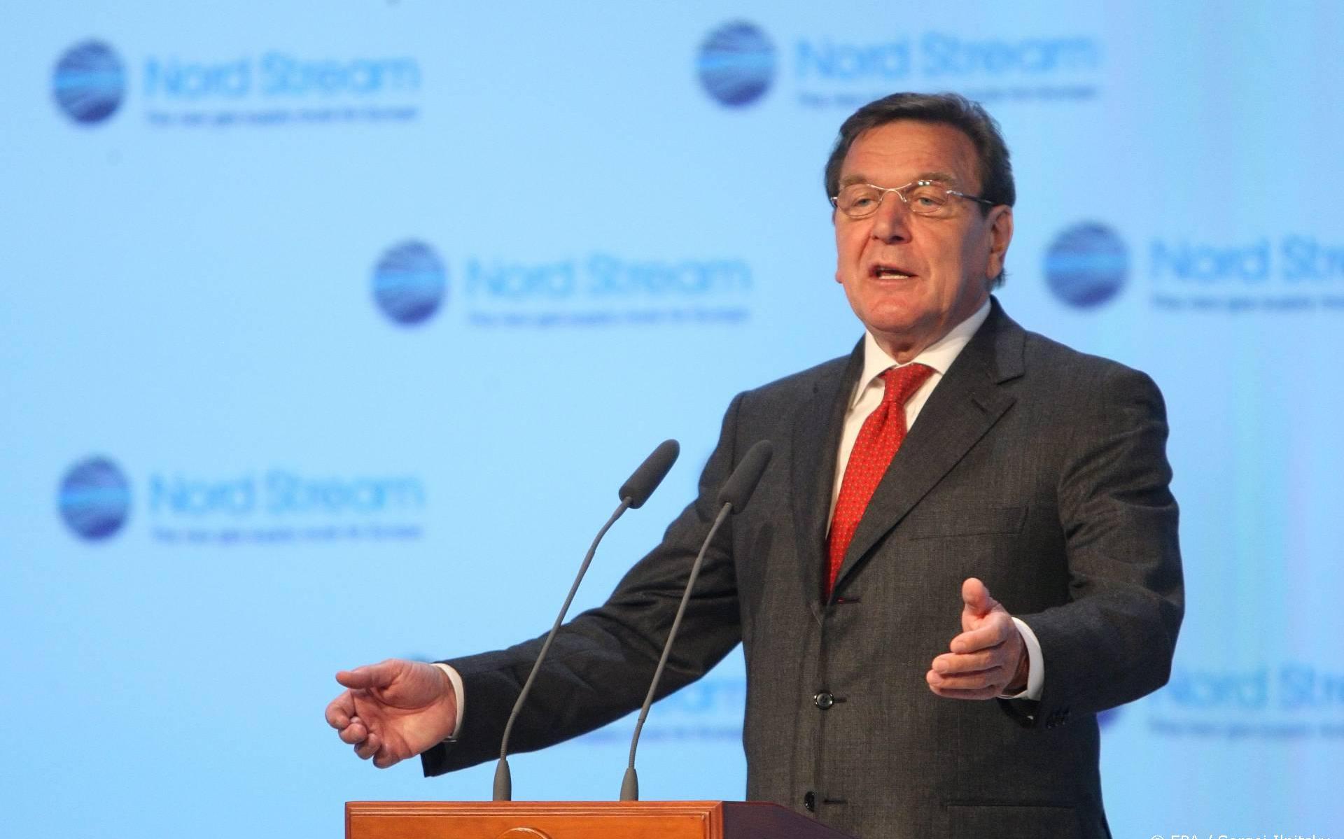 Altkanzler Schröder spricht mit Putin über eine Gaspipeline