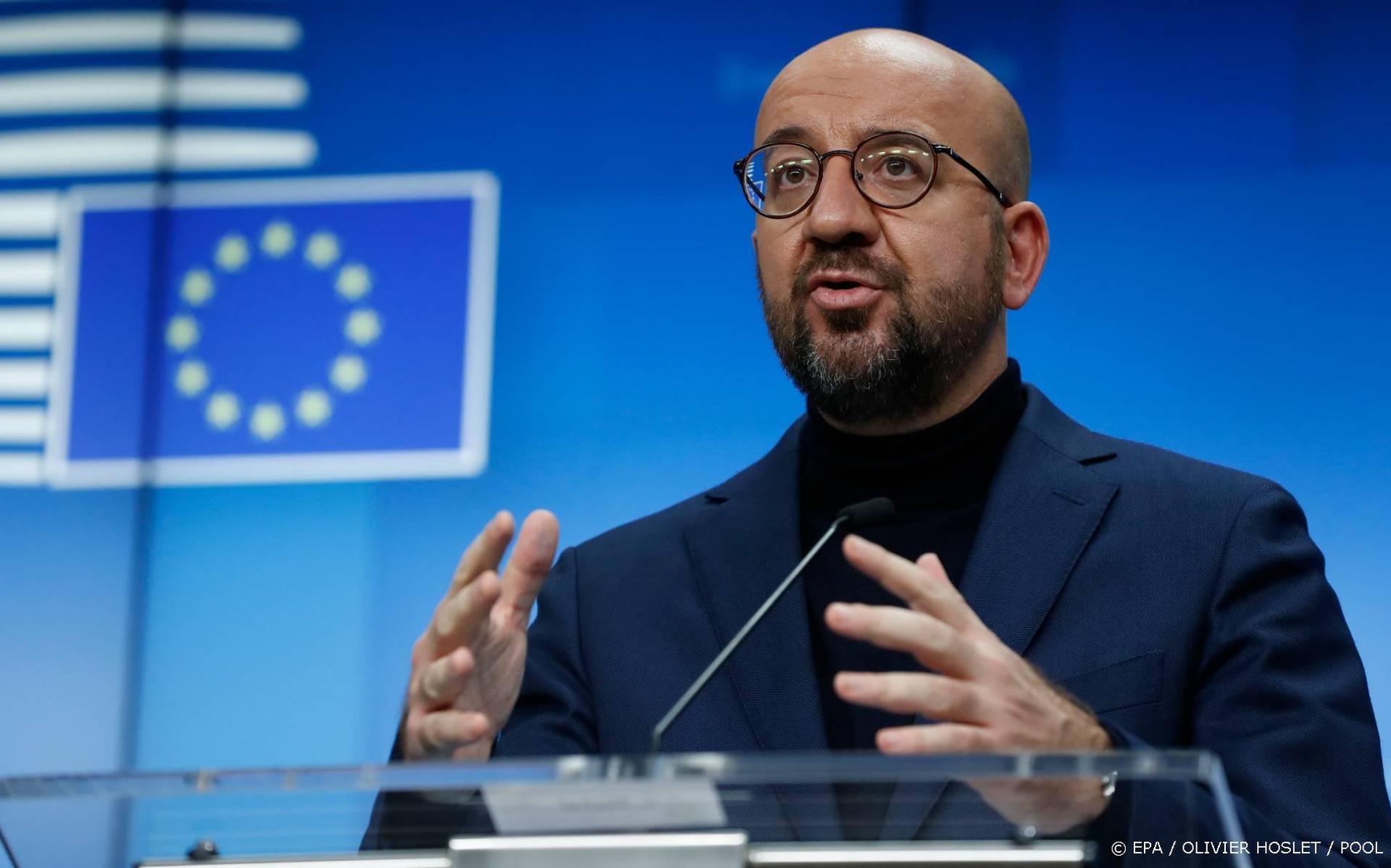 EU-president belegt opnieuw videotop over corona
