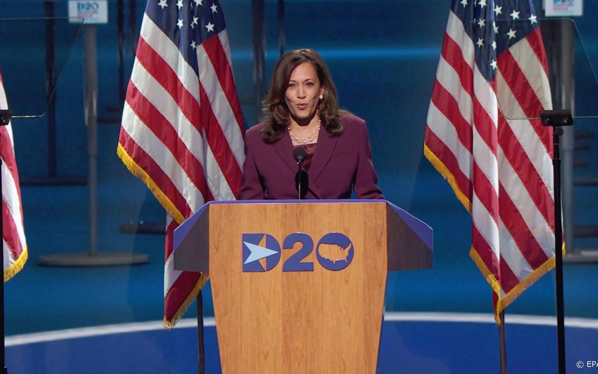 Kamala Harris officieel kandidaat vice-president VS