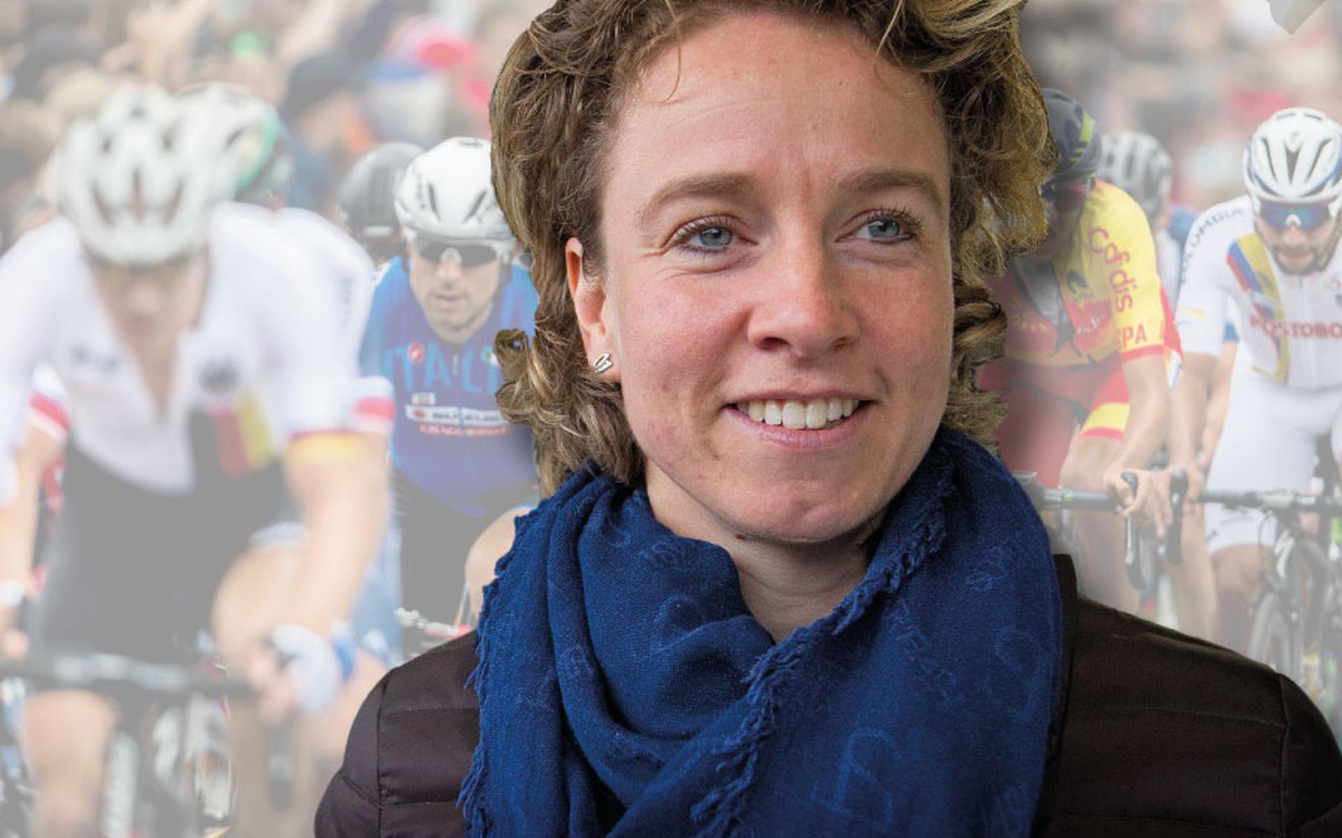 Renate Groenewold werkt mee om het WK wielrennen naar Noord-Nederland te halen. Montage: André Broere