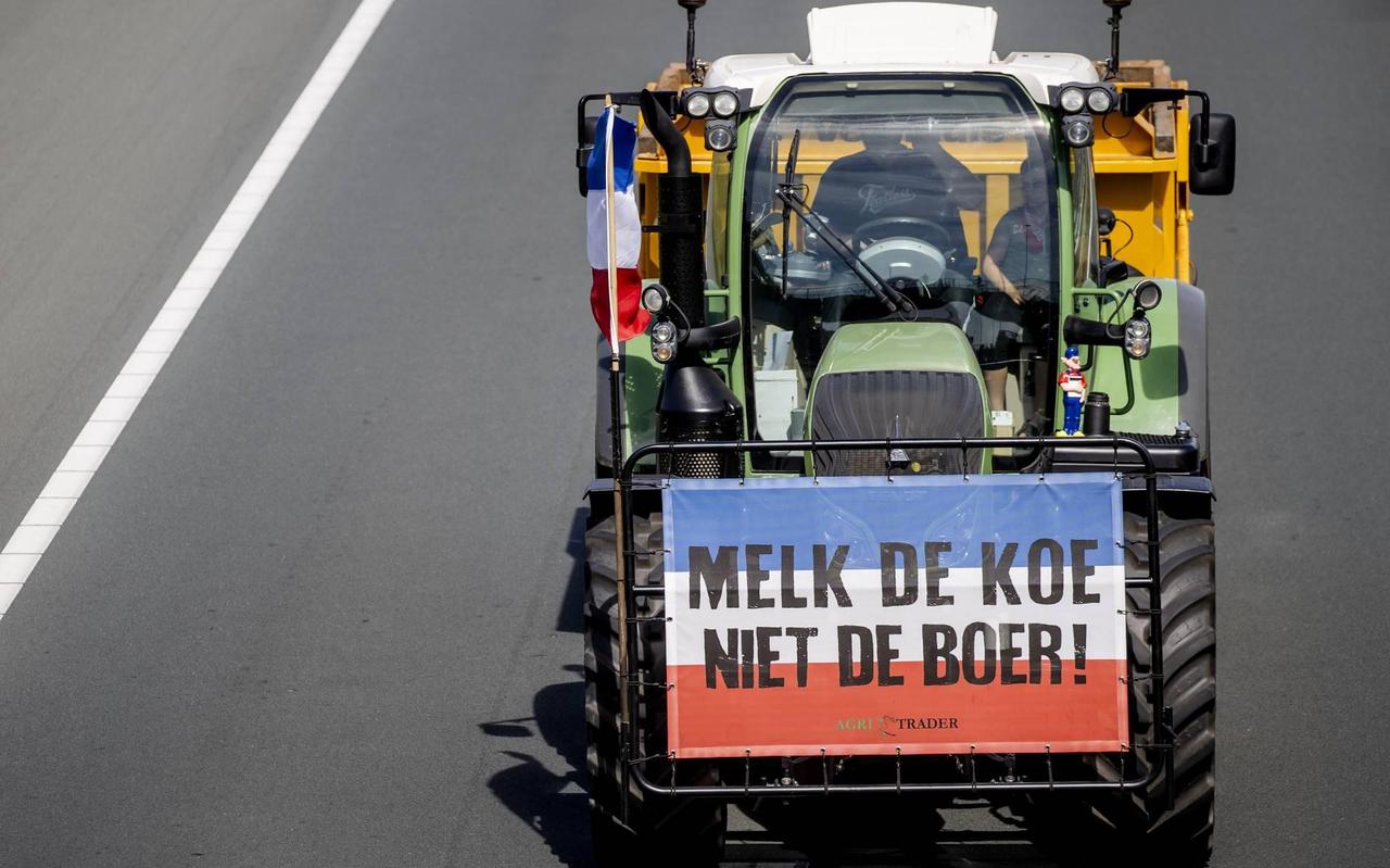 Protesterende boeren. Protesterende boeren.