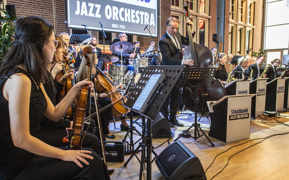 Optreden Stageband Jazz Orchestra in Veendam.