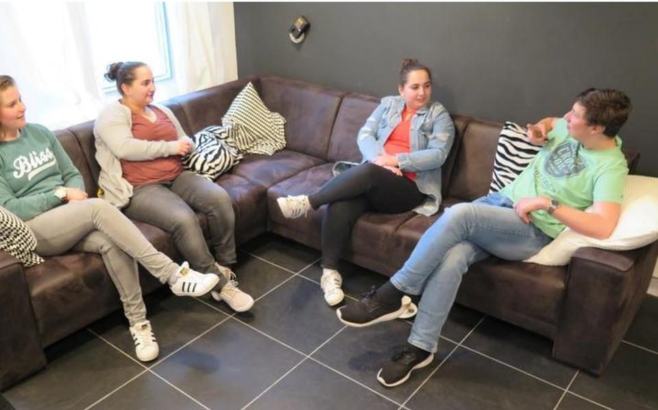 Annemarijn, Warti, Jeni en Harm.