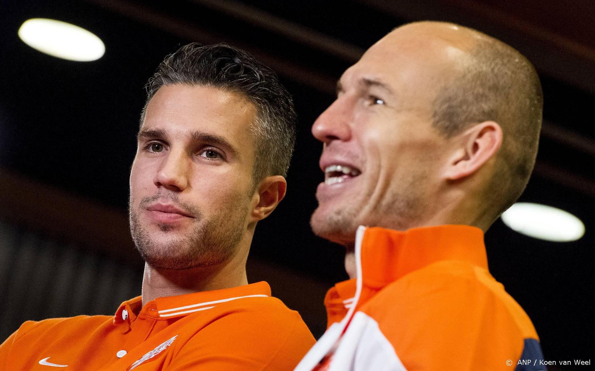 KNVB benoemt WK-finalisten Robben en Van Persie tot bondsridder