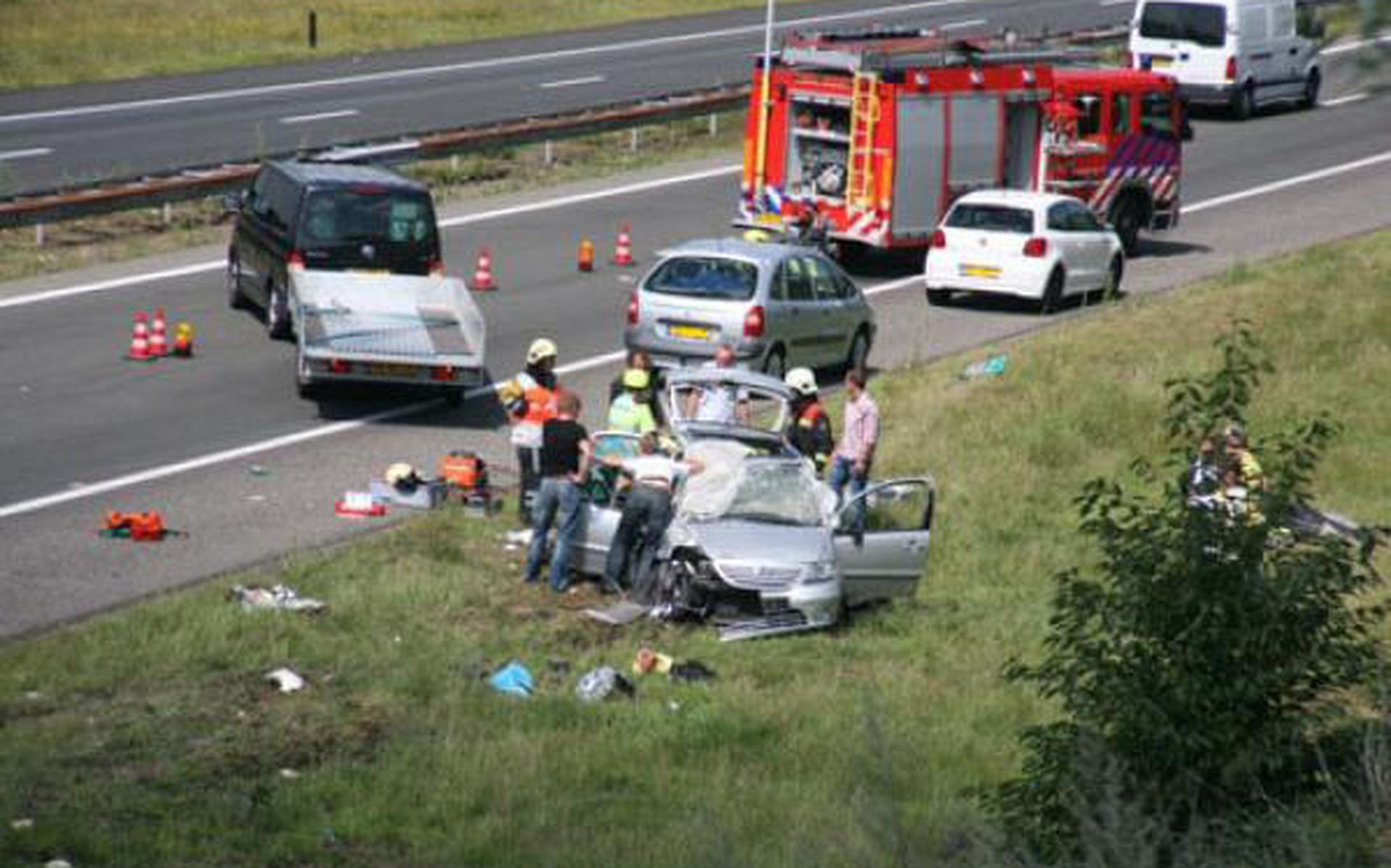 Brandweer Nodig Bij Ongeluk Op De A28 - Dagblad Van Het Noorden