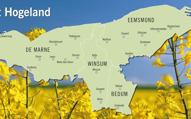 Het Hogeland is (bijna) de grootste gemeente van Nederland - Dagblad