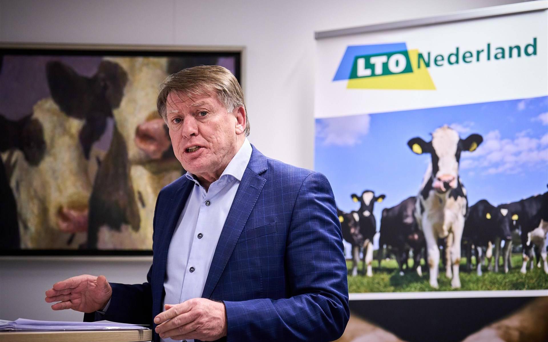 Sjaak van der Tak, voorzitter LTO Nederland. Foto: