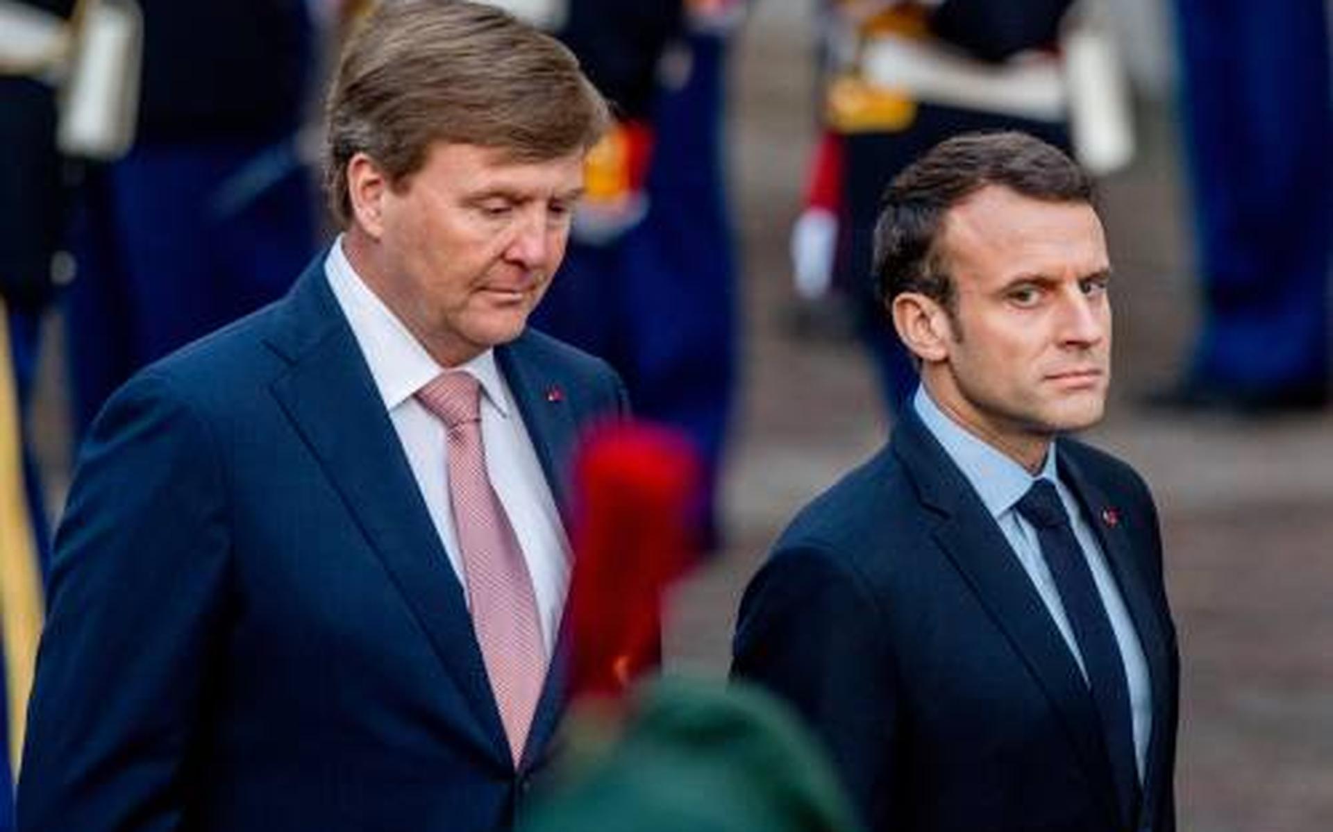 Koning ontvangt Franse president - Dagblad van het Noorden
