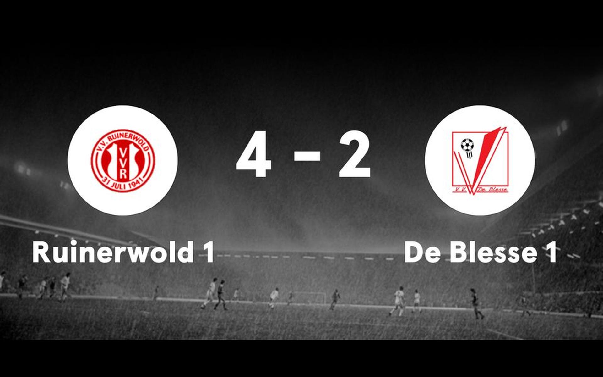 Ruinerwold 1 wint van De Blesse 1 in thuiswedstrijd - Dagblad van het Noorden