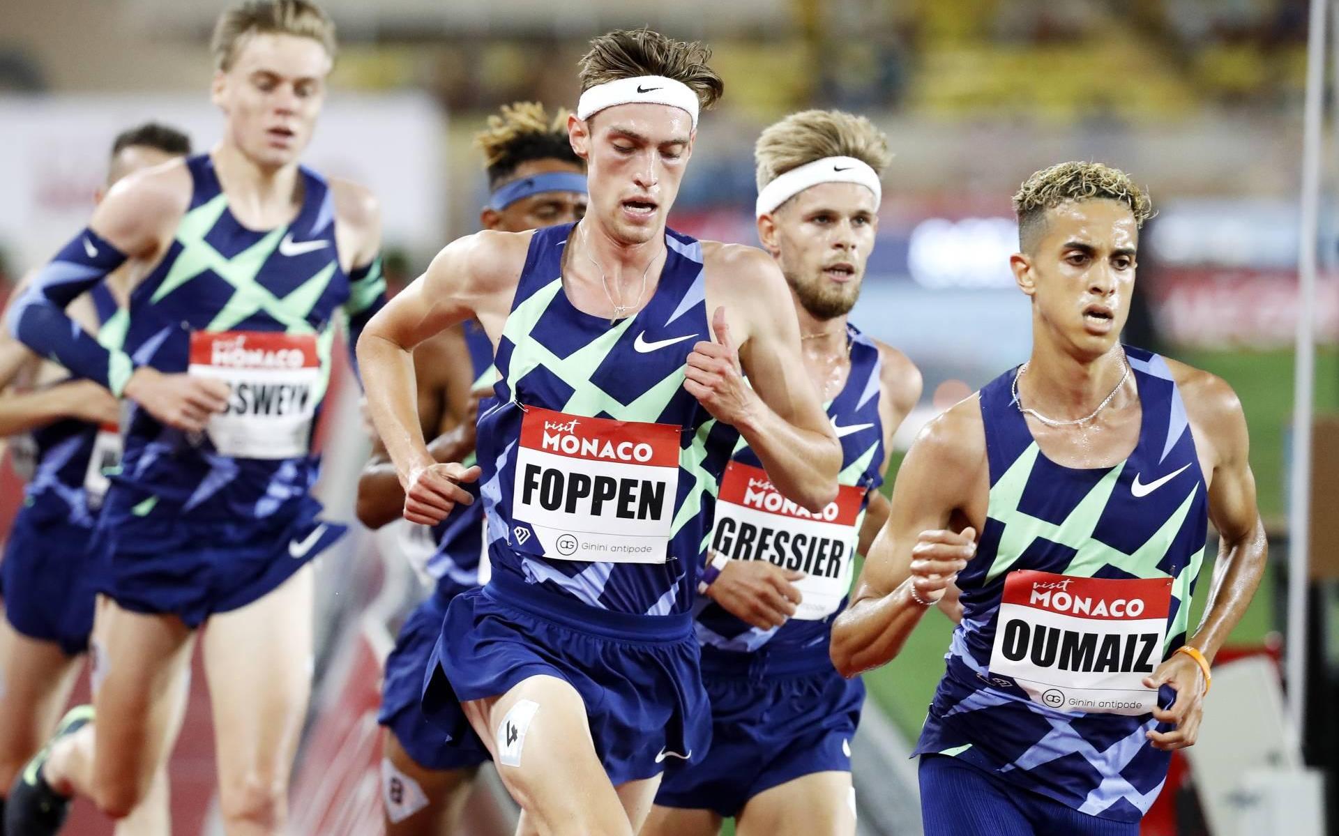 Foppen evenaart Nederlands record 5000 meter in Monaco