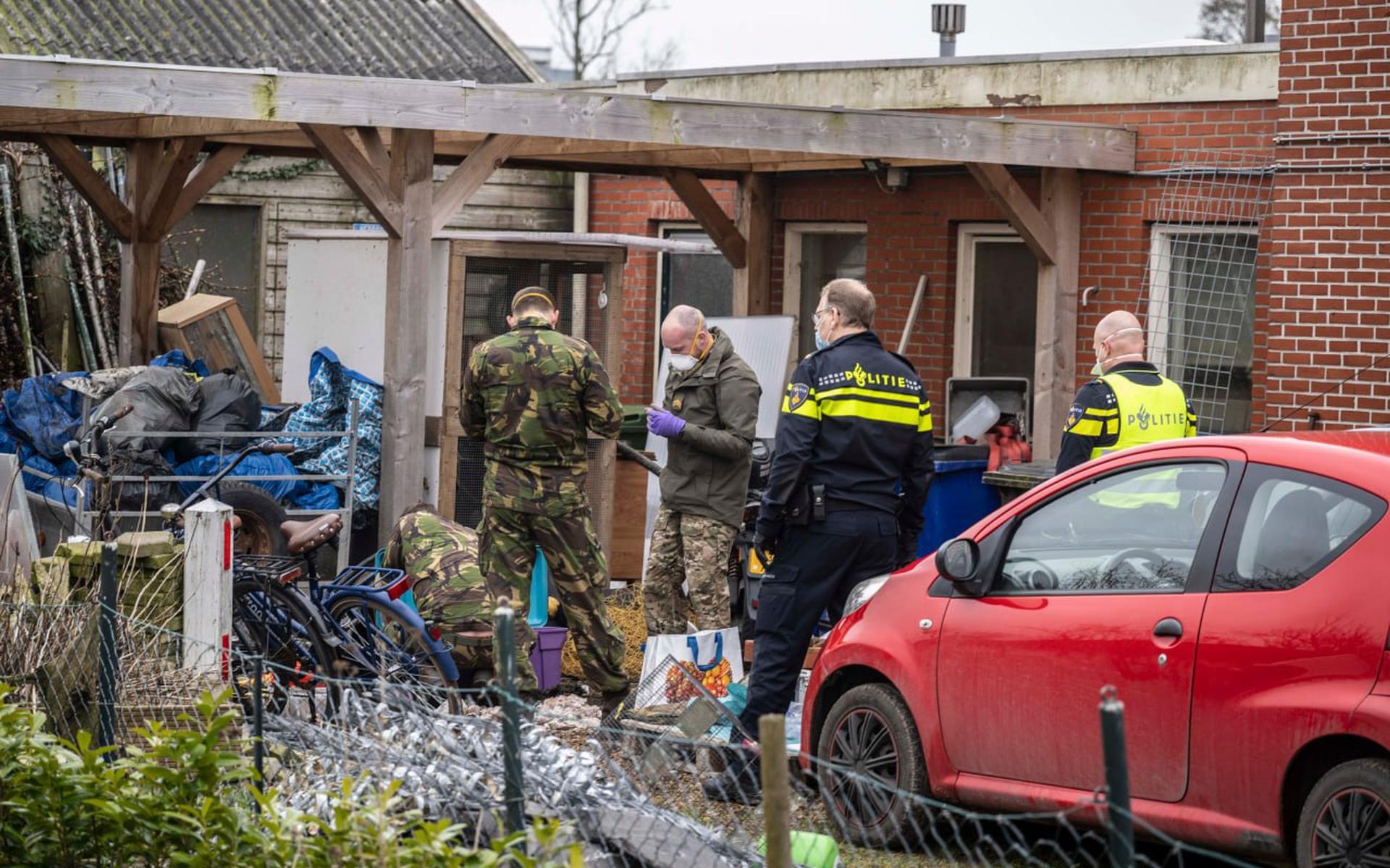 Explosieven gevonden in woning Woldendorp.