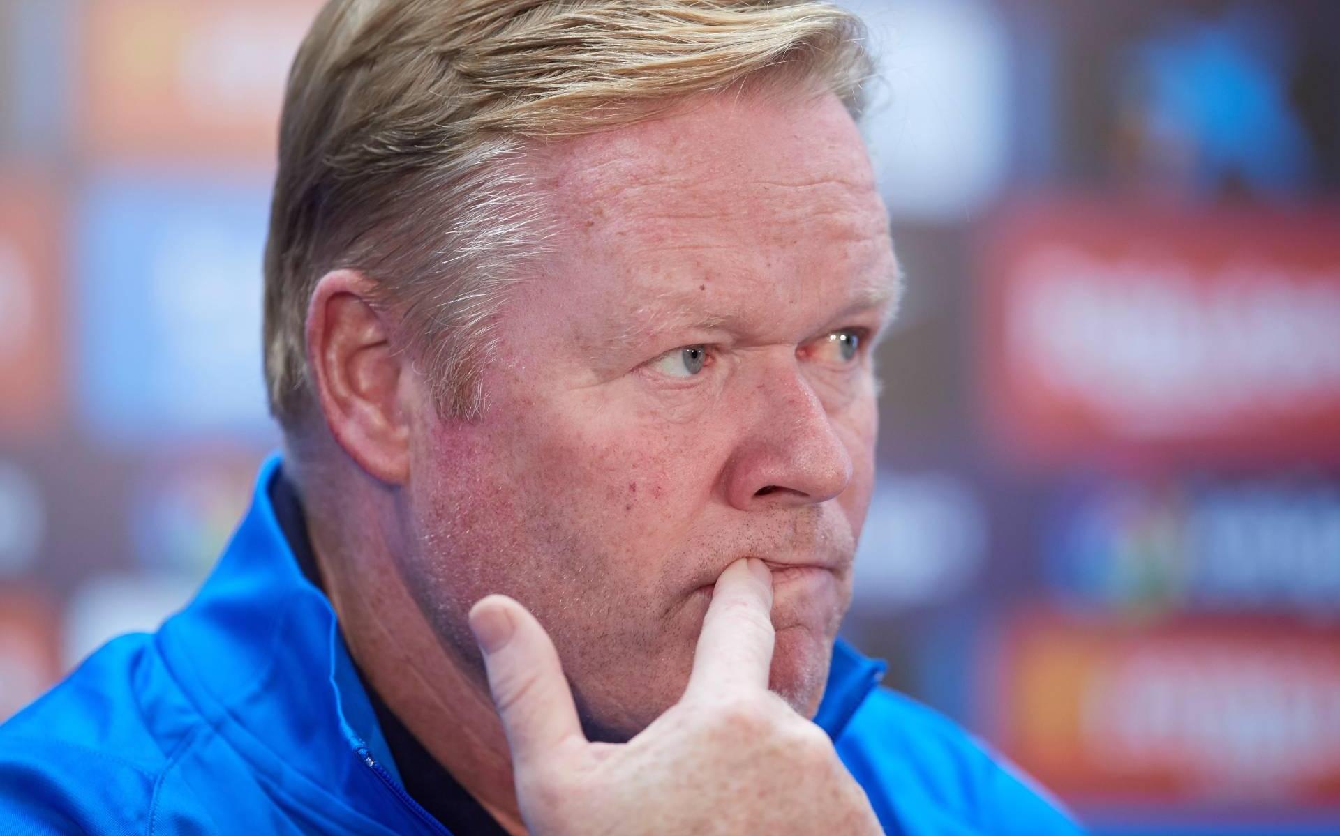 Koeman wil niet te veel aandacht voor 'slecht opgevoede' fans