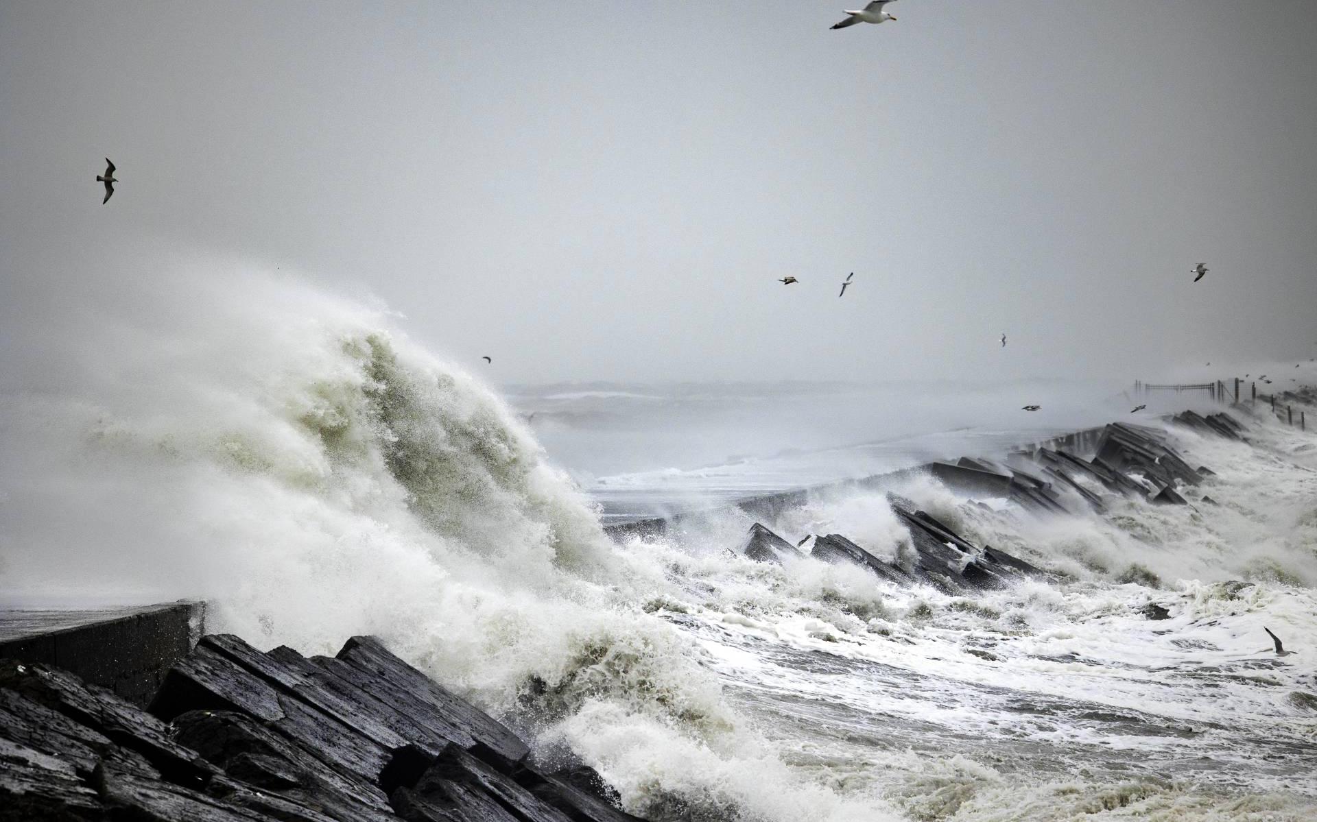 Code Geel Afgekondigd Vanwege Zware Windstoten Door Storm Dudley ...