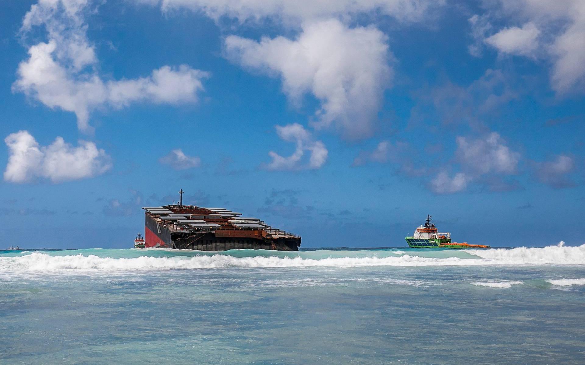 Mauritius arresteert kapitein van op rif gestrand schip