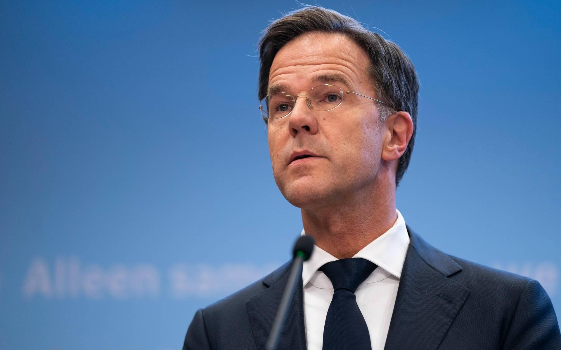 Rutte: besmettingscijfers gaan niet snel genoeg omlaag