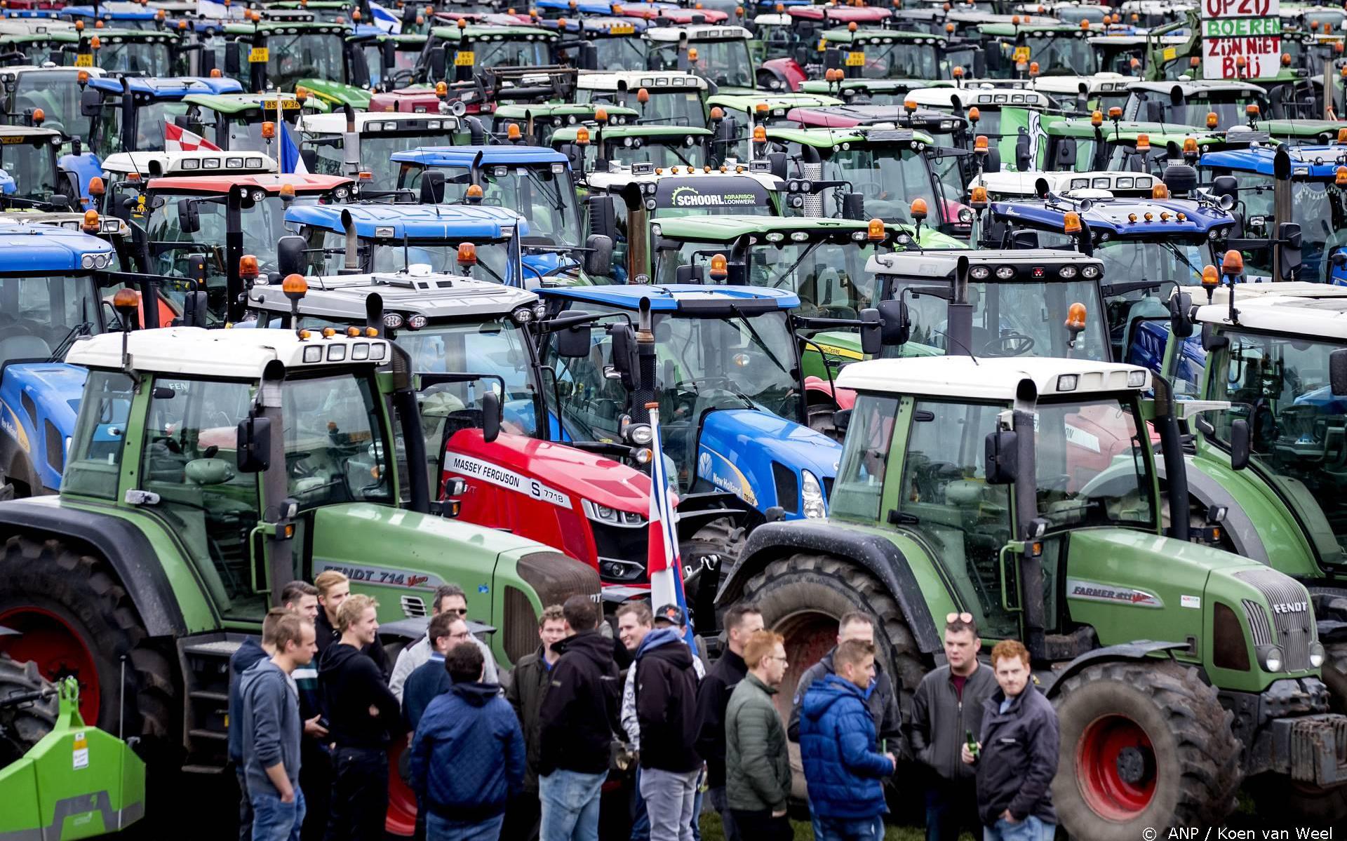 Boerenprotest in Den Haag.