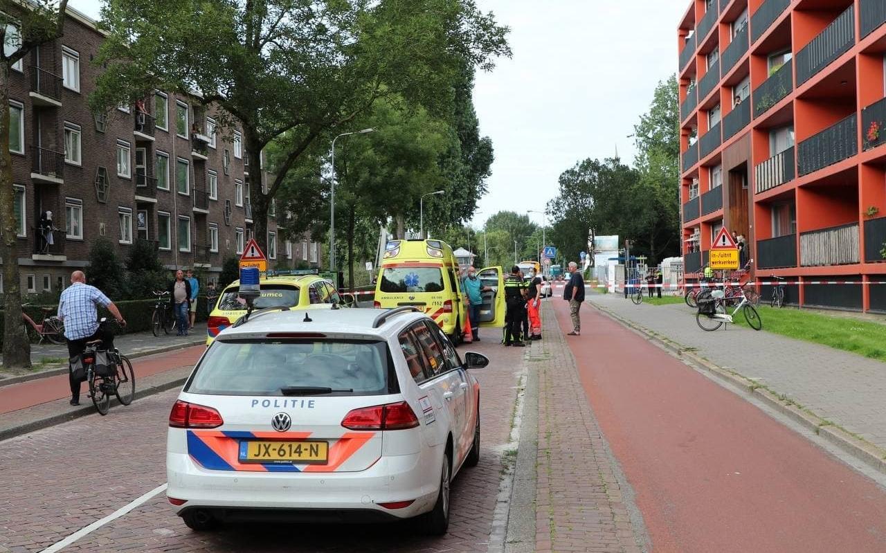 Steekpartij aan de Korreweg in Groningen. Steekpartij aan de Korreweg in Groningen.