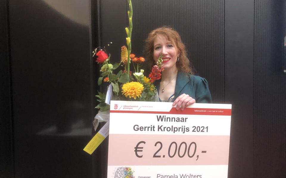 Pamela Wolters heeft de Gerrit Krolprijs 2021 gewonnen.