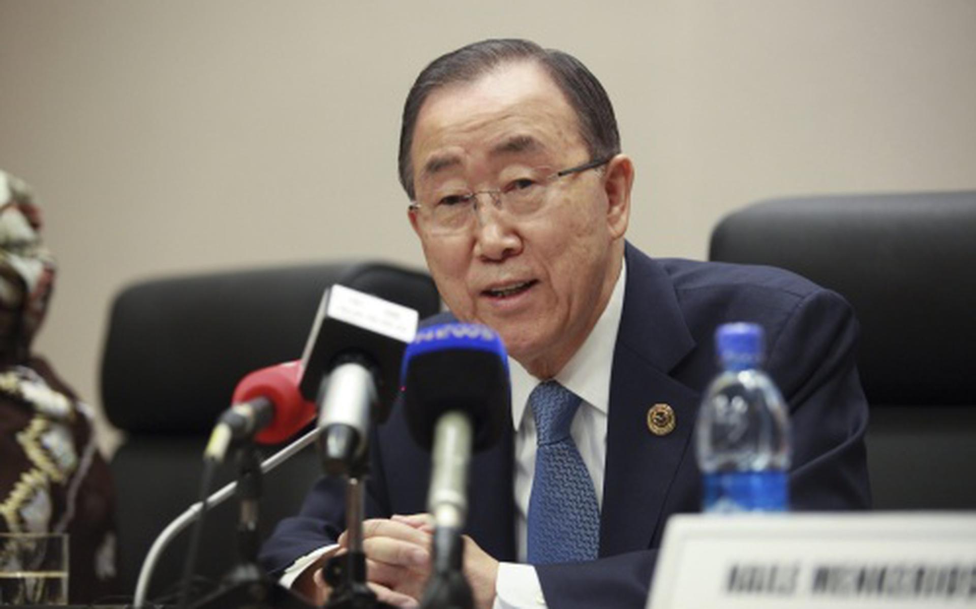 Ban Ki-moon gispt Noord-Korea