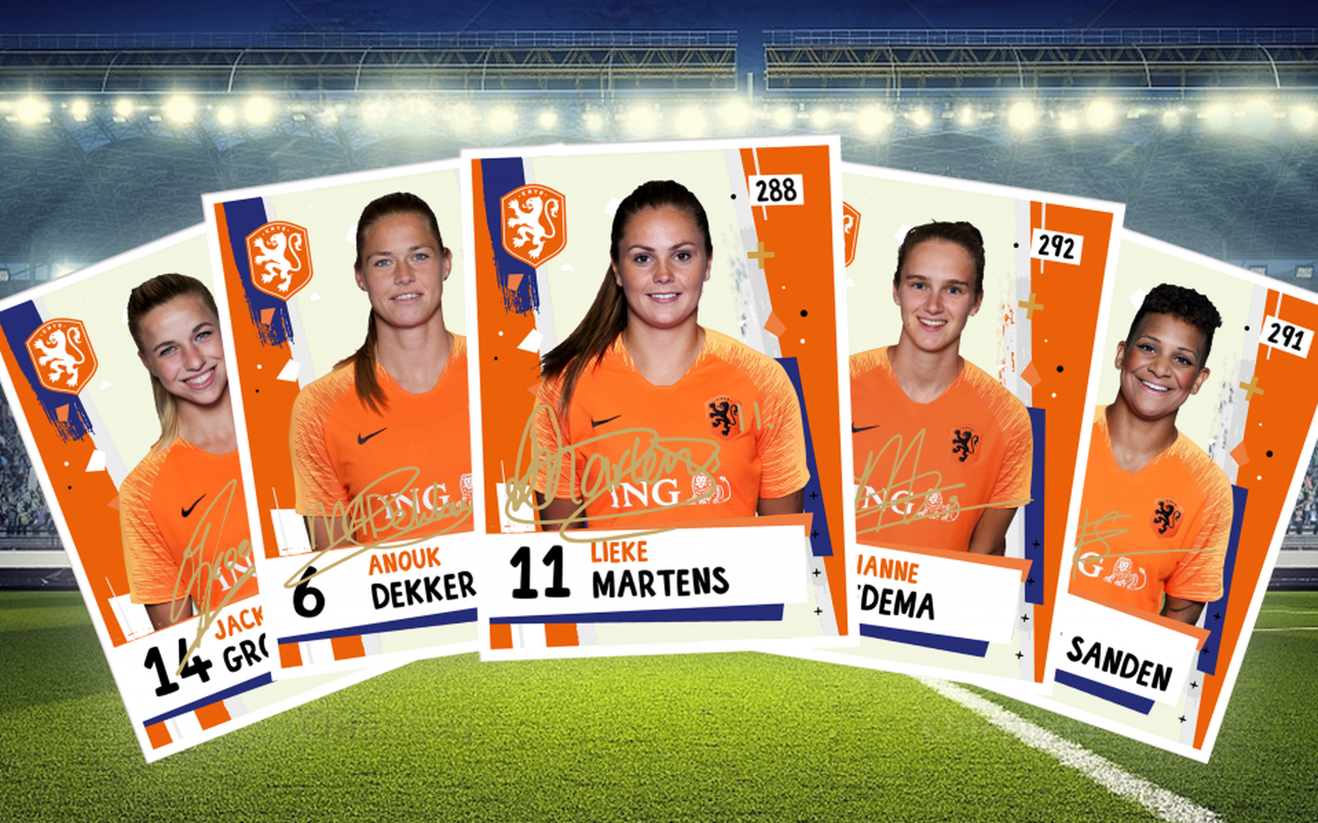 Vivianne Miedema voor het eerst op AH voetbalplaatjes - Dagblad van het  Noorden