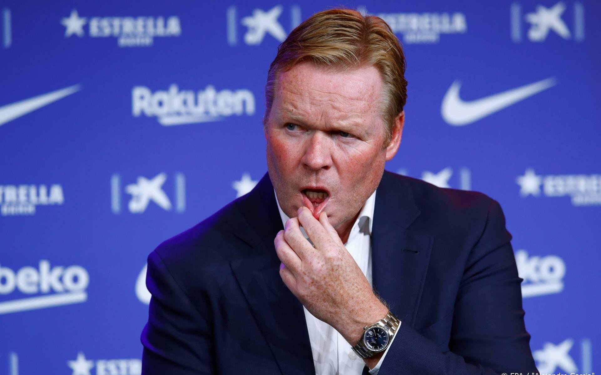 Koeman met jeugdige selectie van 19 man van start bij Barça
