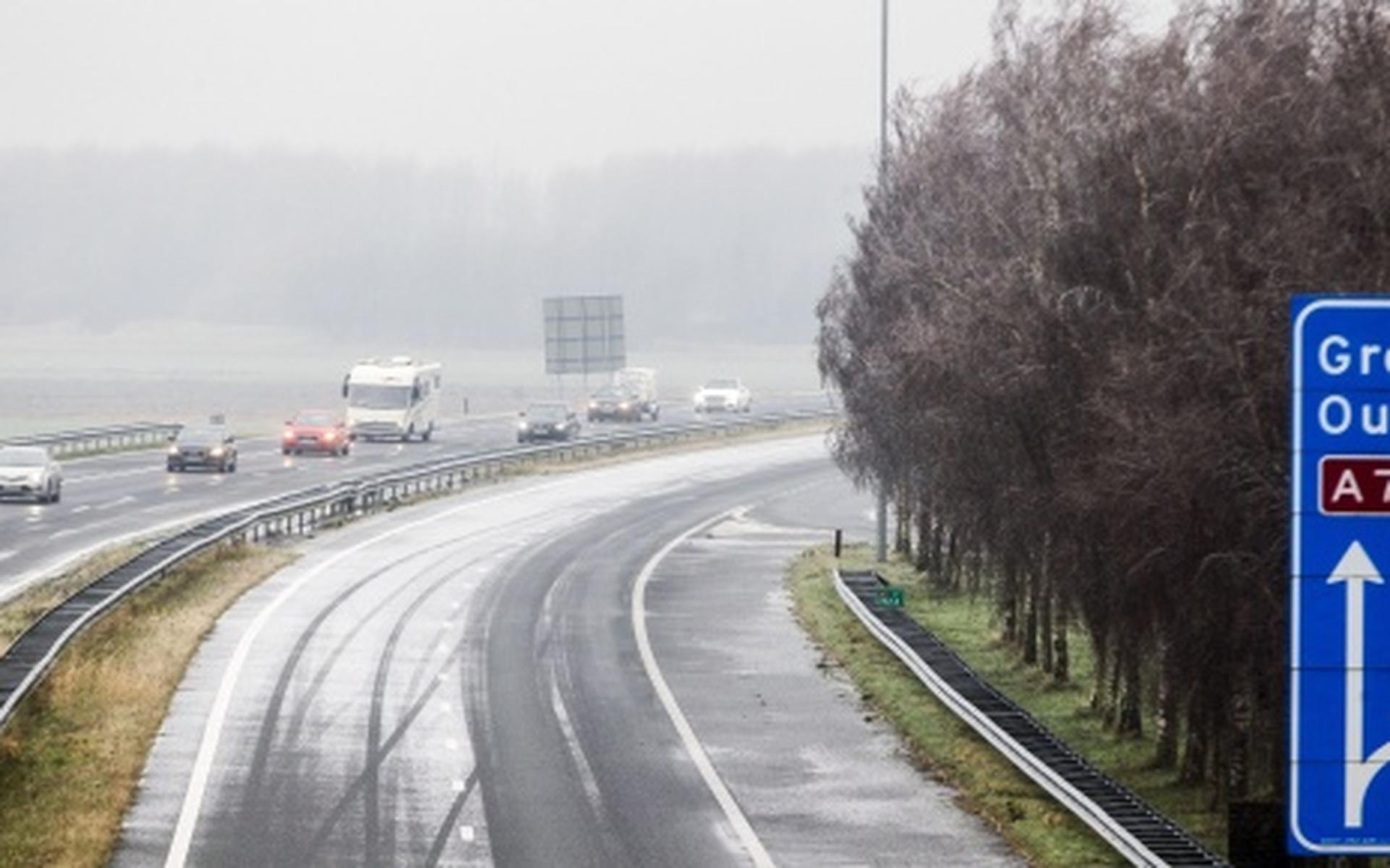Ondanks gladheid nog niet veel schademeldingen. Foto ANP