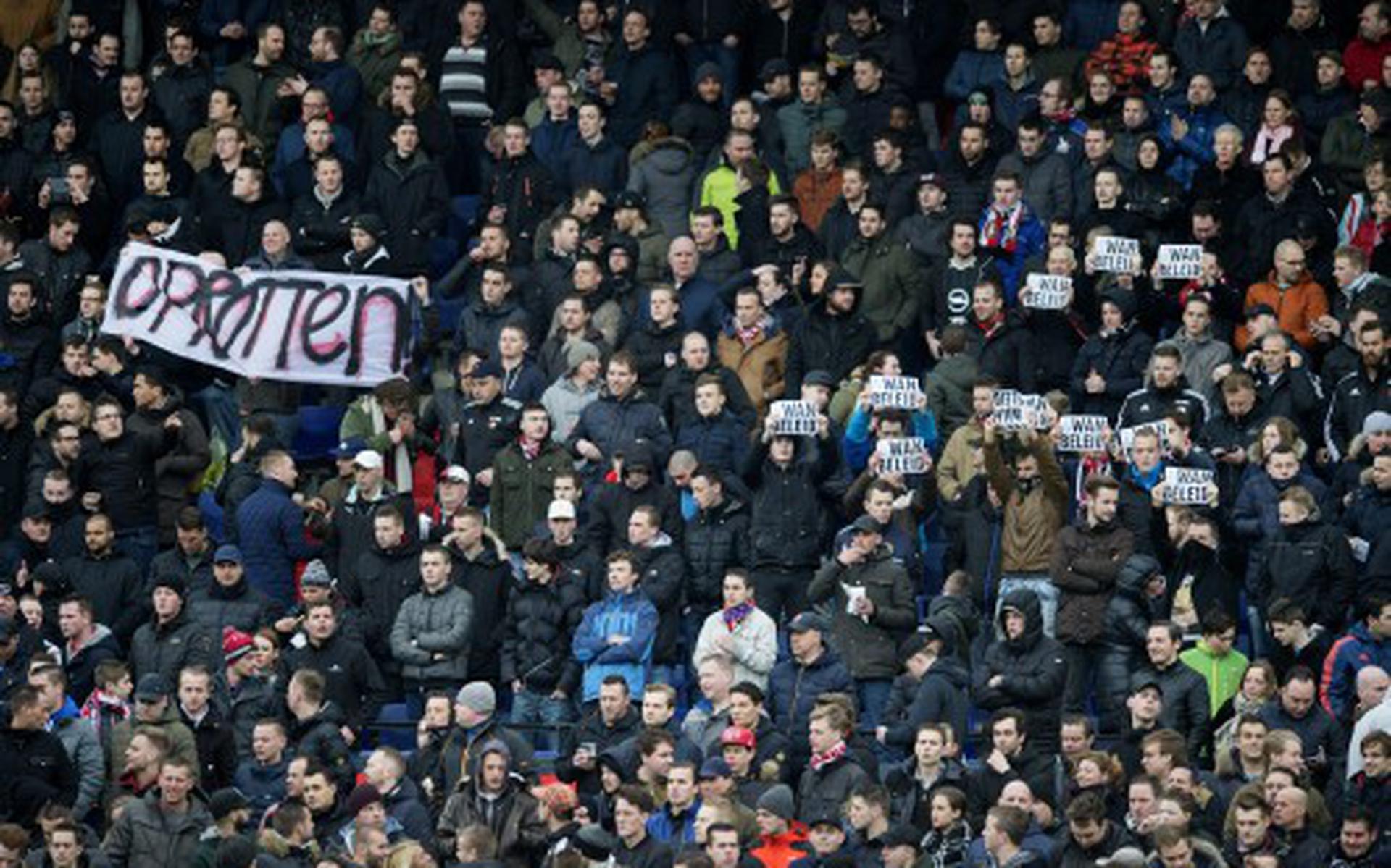 Feyenoord voorkomt protest tegen bestuur