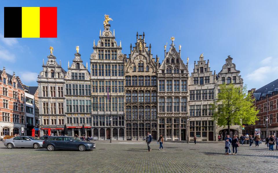 Wil je op vakantie naar België? Geen probleem. Je kunt overal heen, bijvoorbeeld naar de Grote Markt in Antwerpen. 