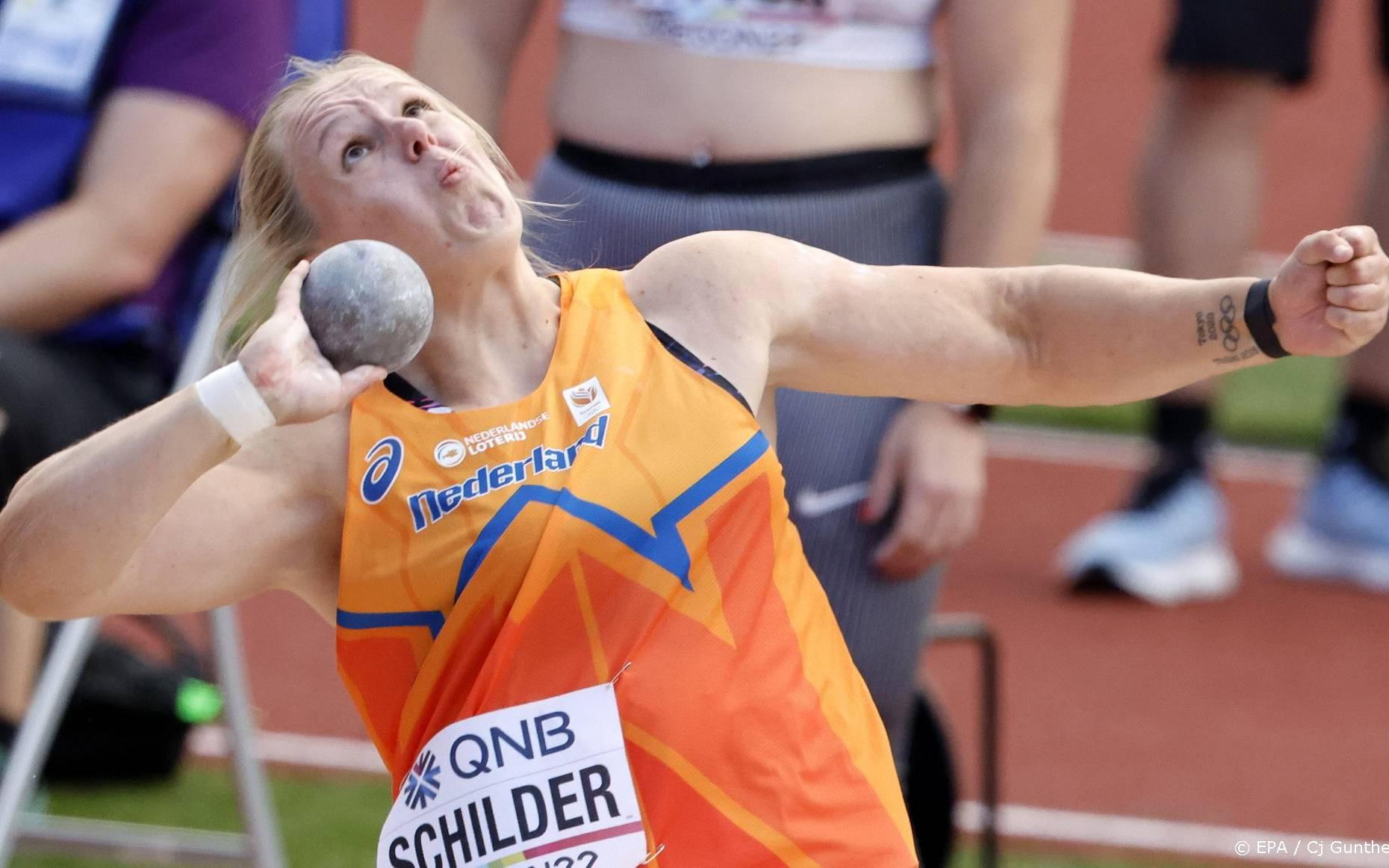 Schilder wint brons met record bij kogelstoten op WK atletiek - Dagblad