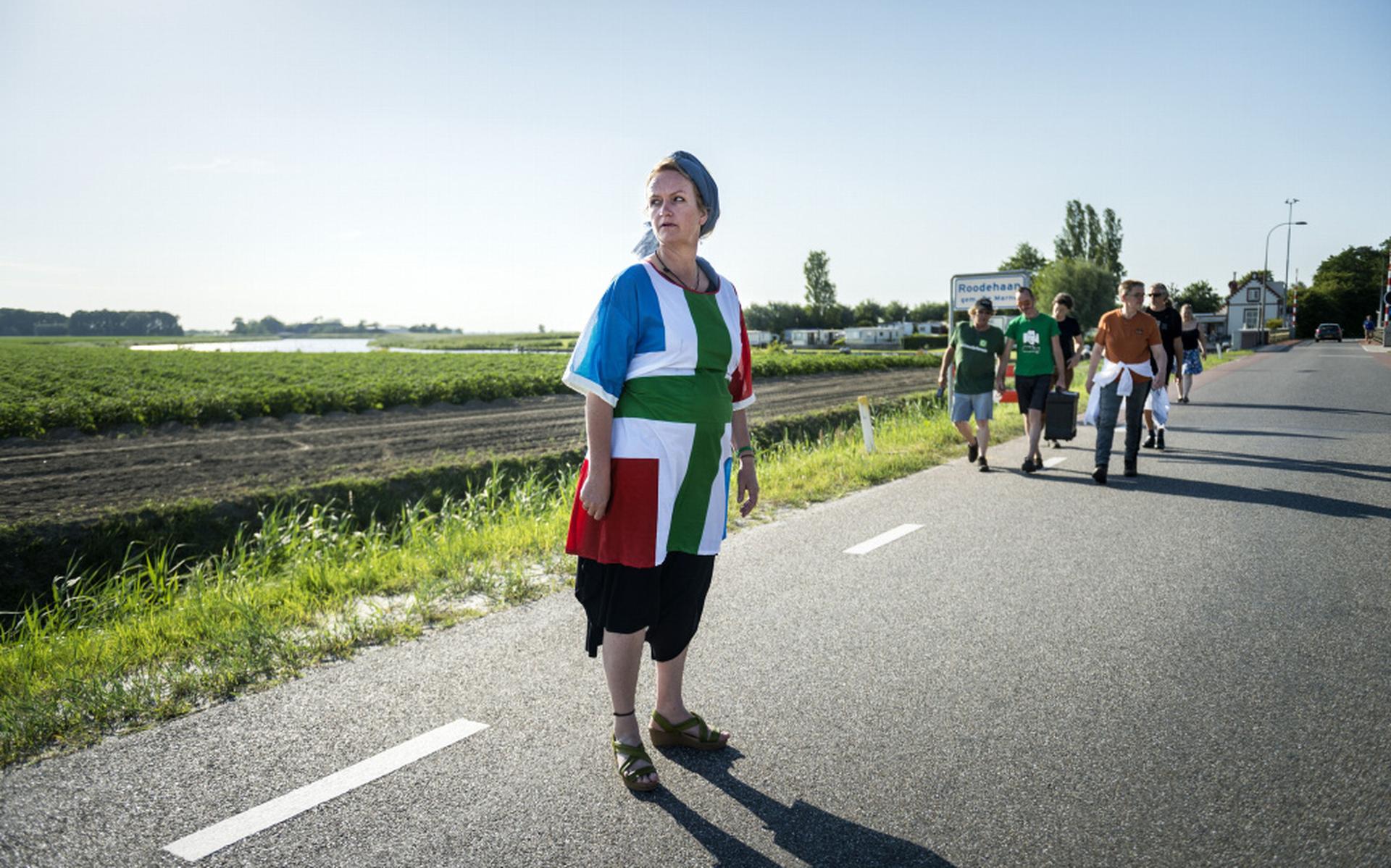 Omwonenden boorlocatie Saaksum houden lawaaiactie