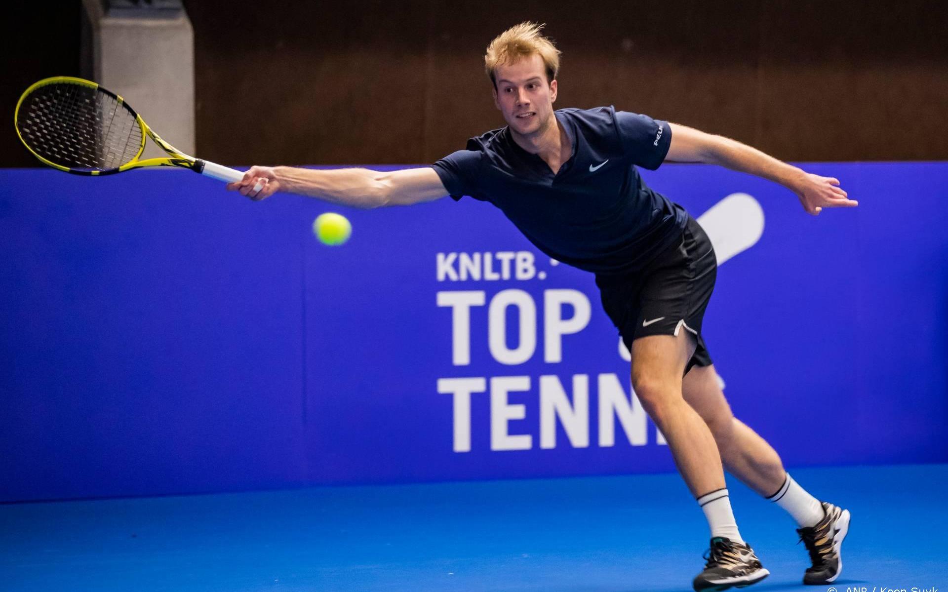 Tennisser Van de Zandschulp strandt in halve finales Ostrava