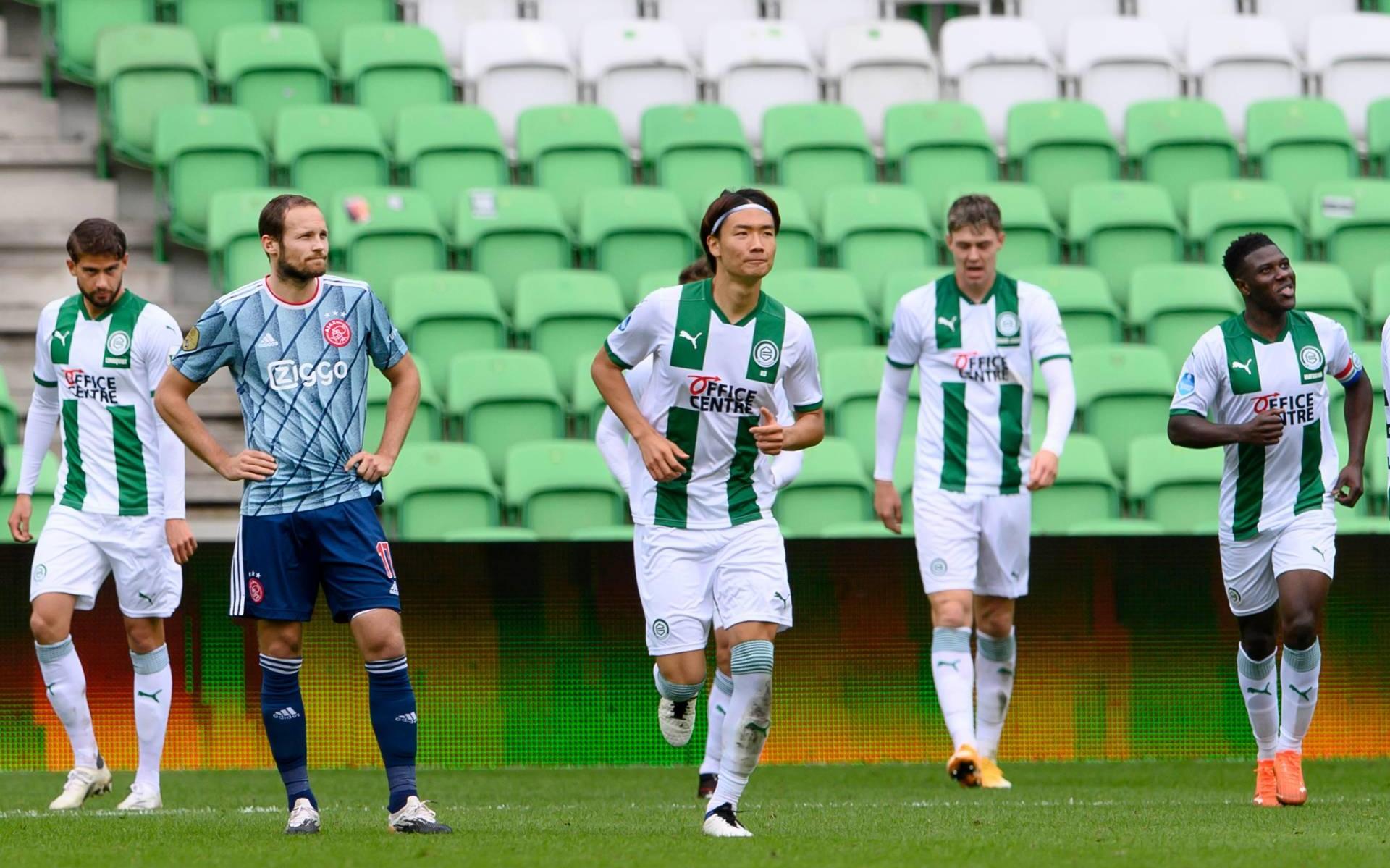 FC Groningen bezorgt Ajax eerste nederlaag van het seizoen