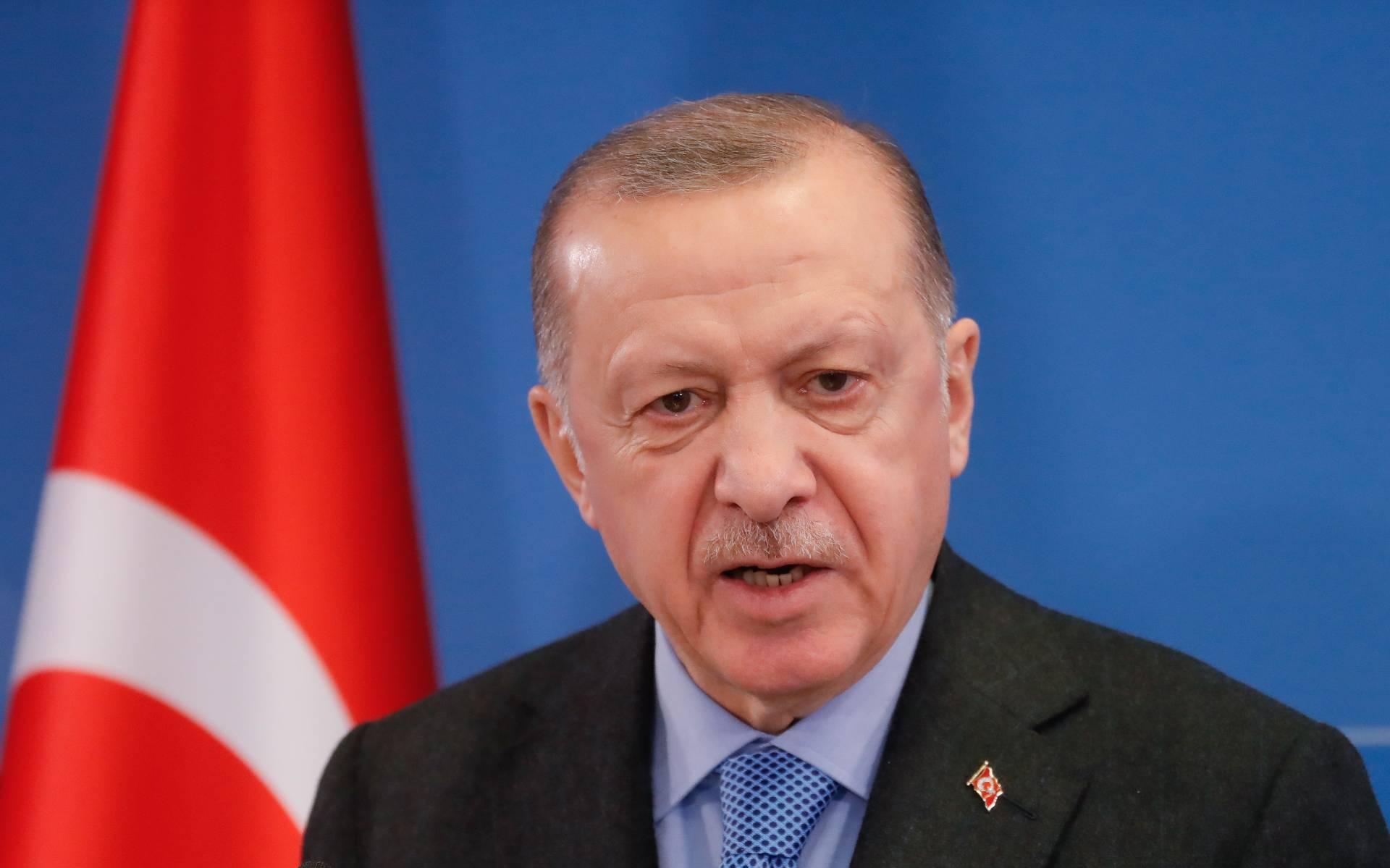 President Recep Tayyip Erdogan van Turkije.